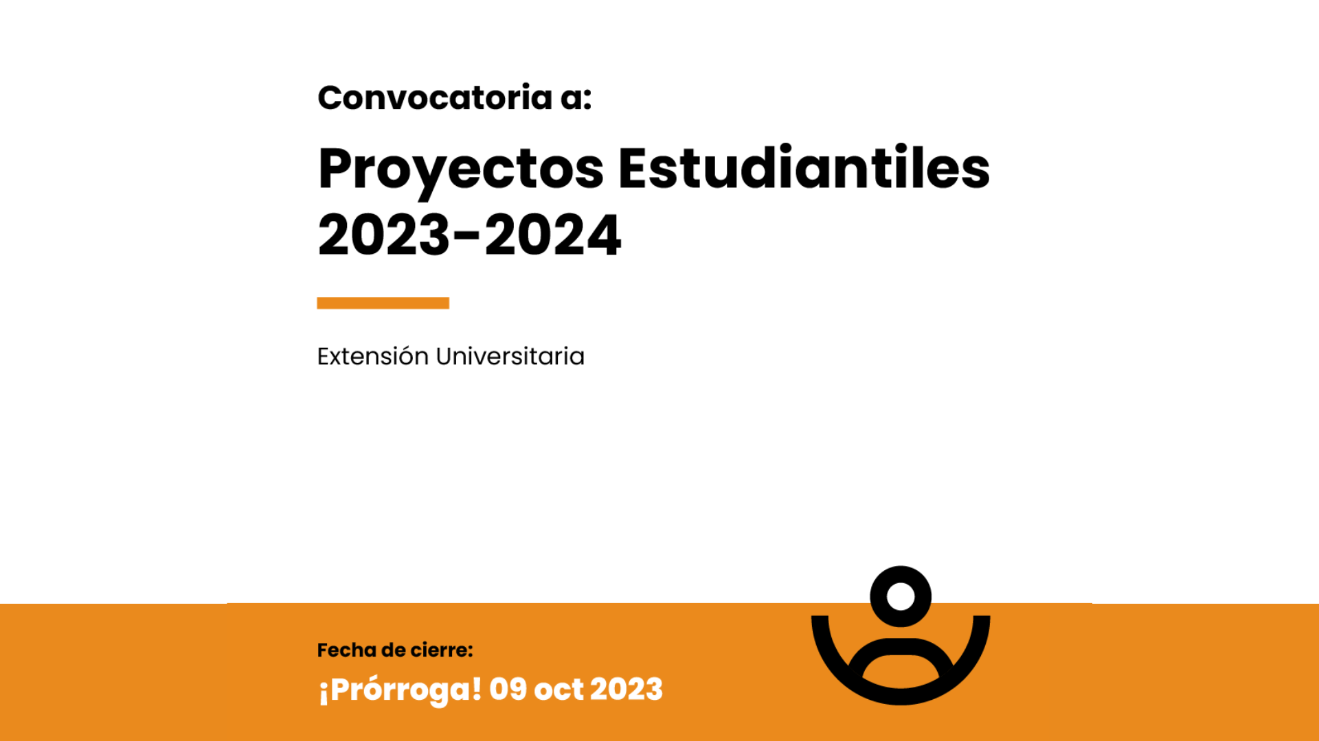 Convocatoria Proyectos estudiantiles de extensión 2023 – 2024