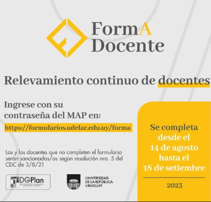 FormA Docentes – relevamiento continuo