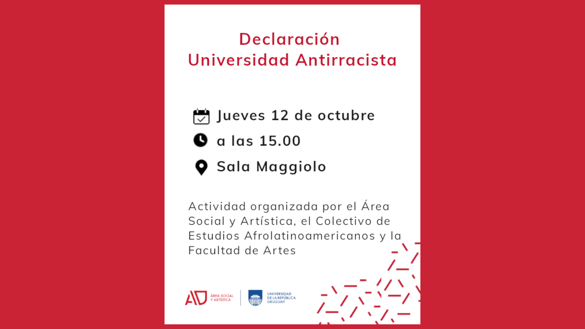 Declaración Universidad Antirracista