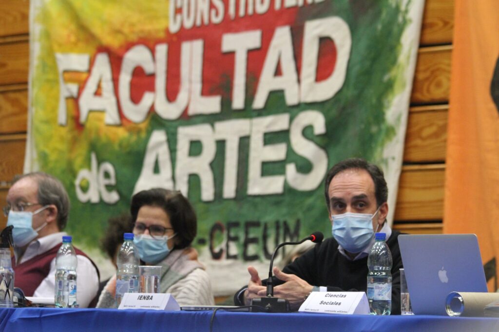 Fernando Miranda durante la sesión del CDC. 