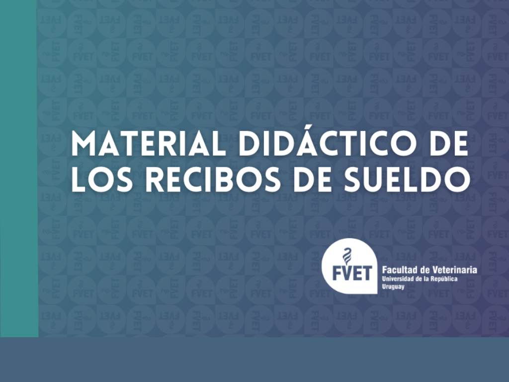 Material didáctico de recibos de sueldo