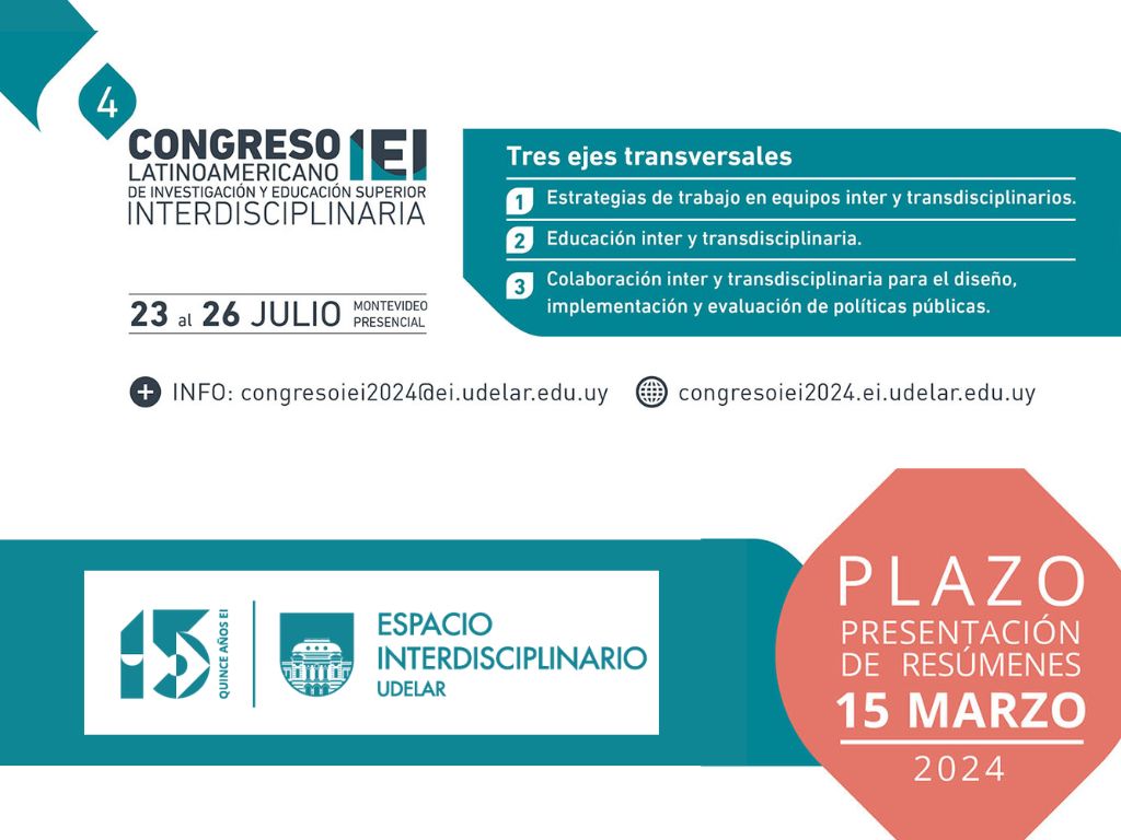 4to Congreso Latinoamericano de Investigación y Educación Superior Interdisciplinaria (IEI) 2024