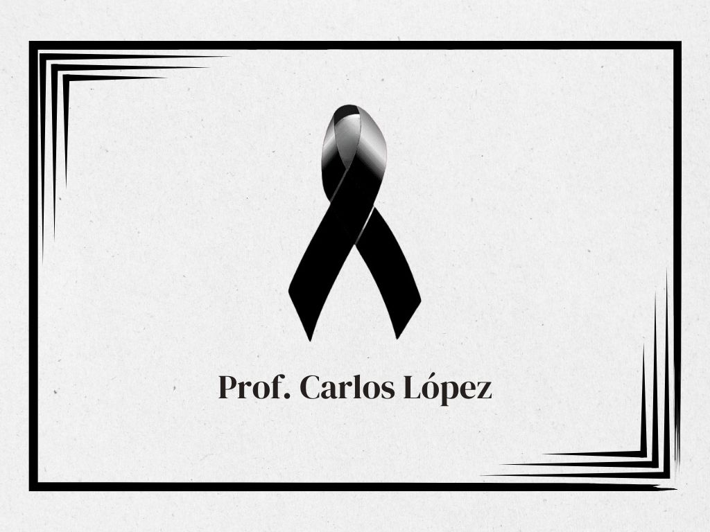 Duelo Institucional por el fallecimiento de Carlos López, docente del Instituto Escuela Nacional de Bellas Artes