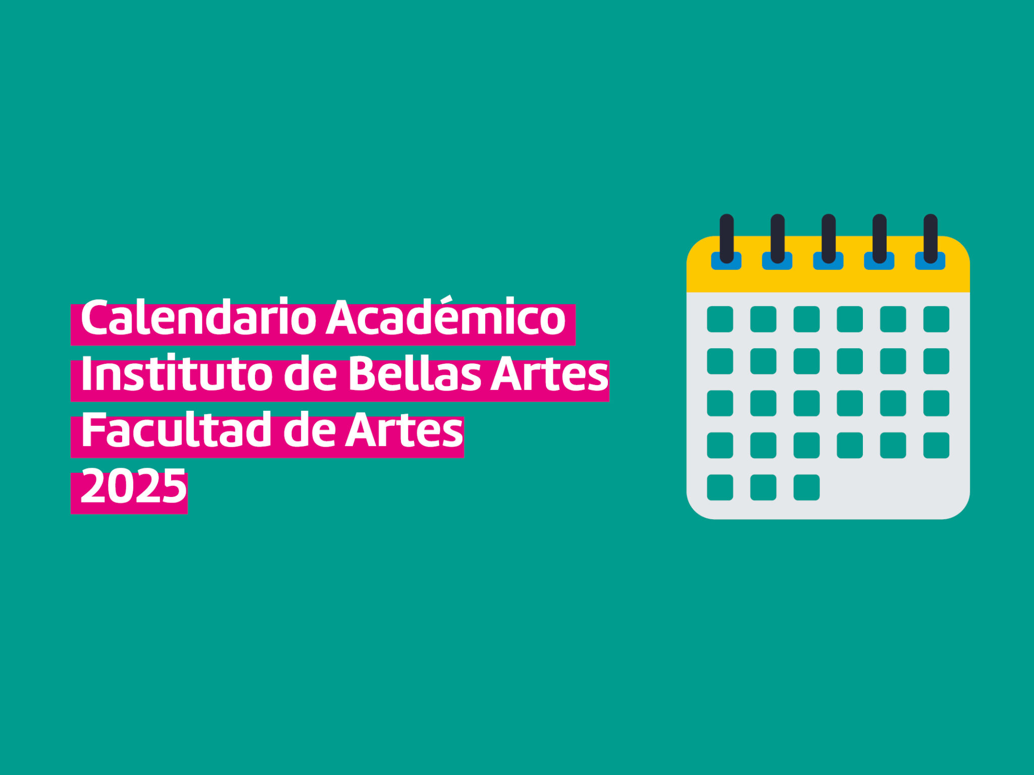 Calendario académico bellas artes 2024 5