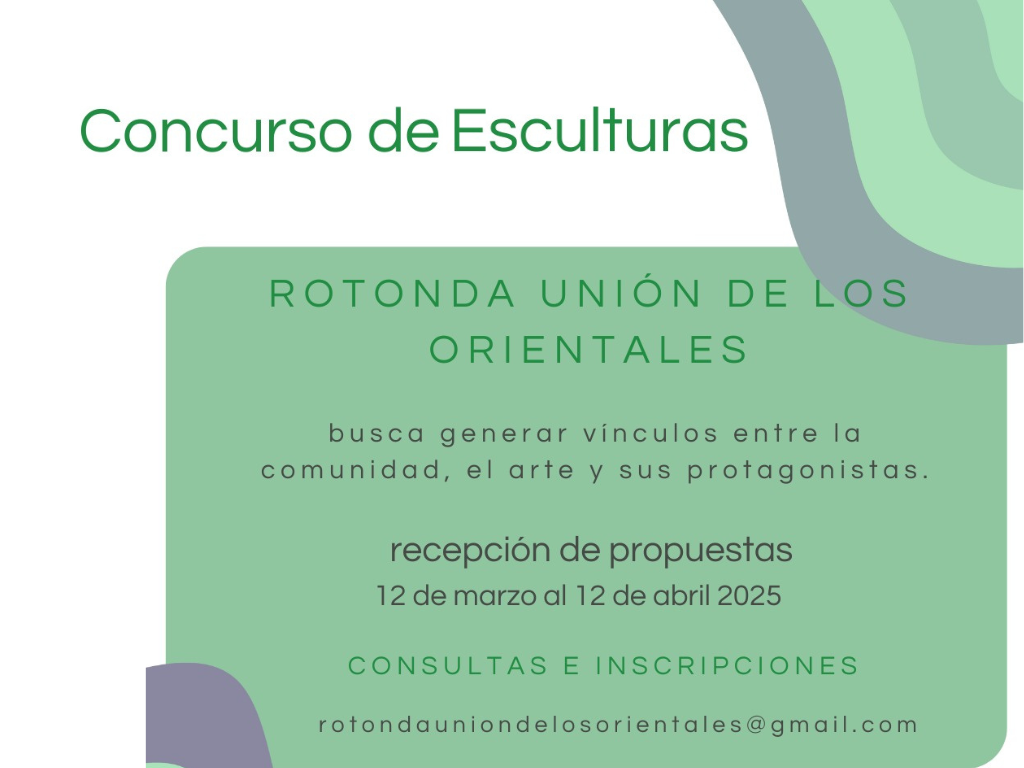 Concurso de esculturas: “Rotonda Unión de los Orientales” – Atlántida