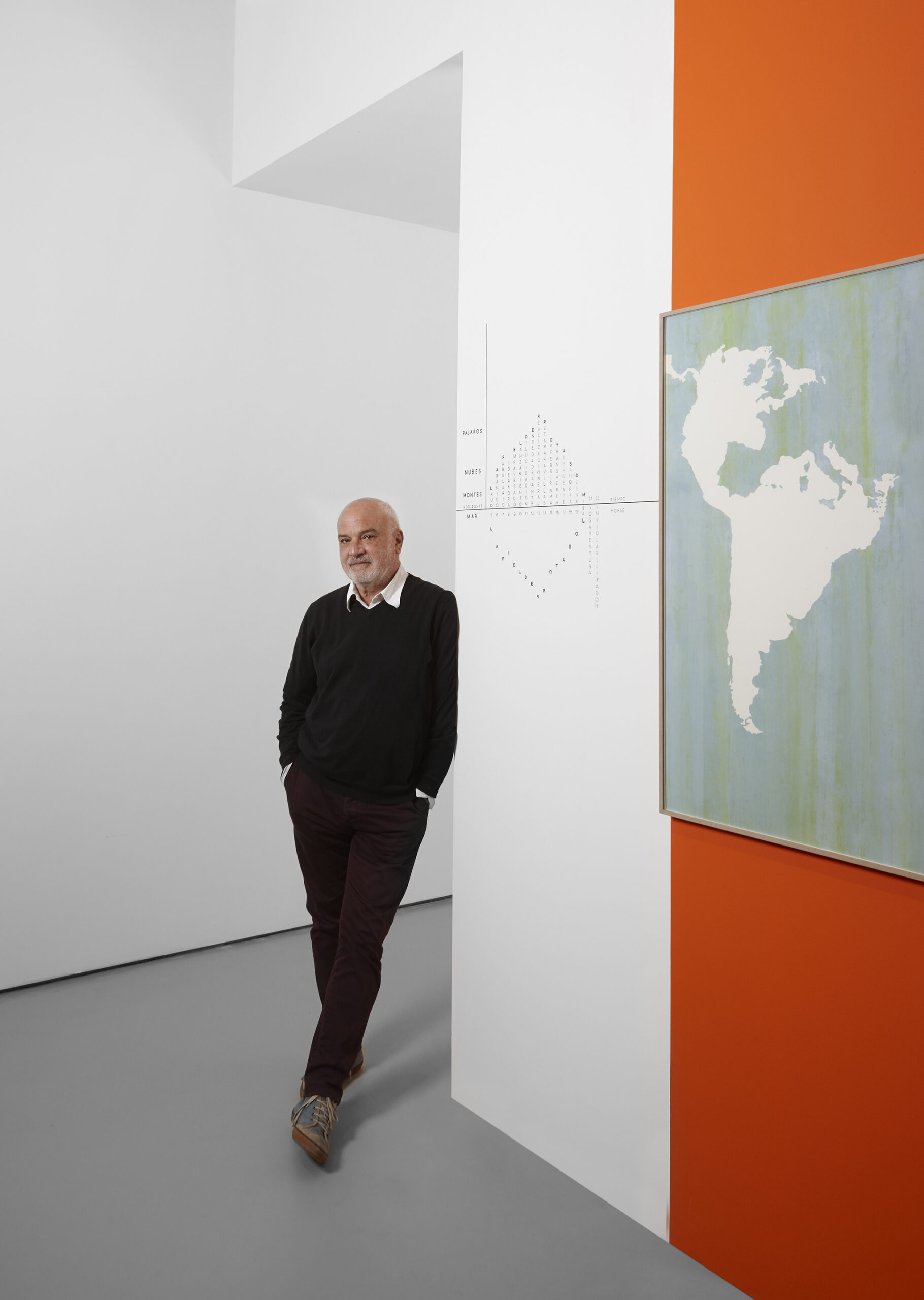 Yamandú Canosa en el Pabellón de Uruguay, 58ª Bienal de Venecia (foto Marcelo Isaurralde)