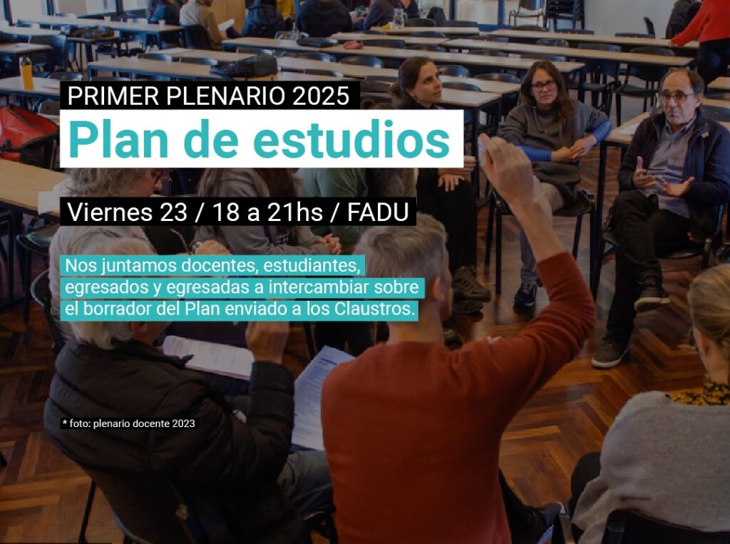 Imagen de convocatoria al plenario
