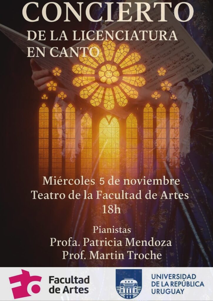 Afiche de difusión del Concierto