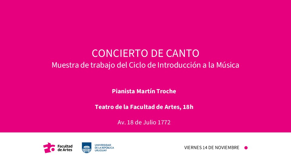 imagen de difusión concierto de canto