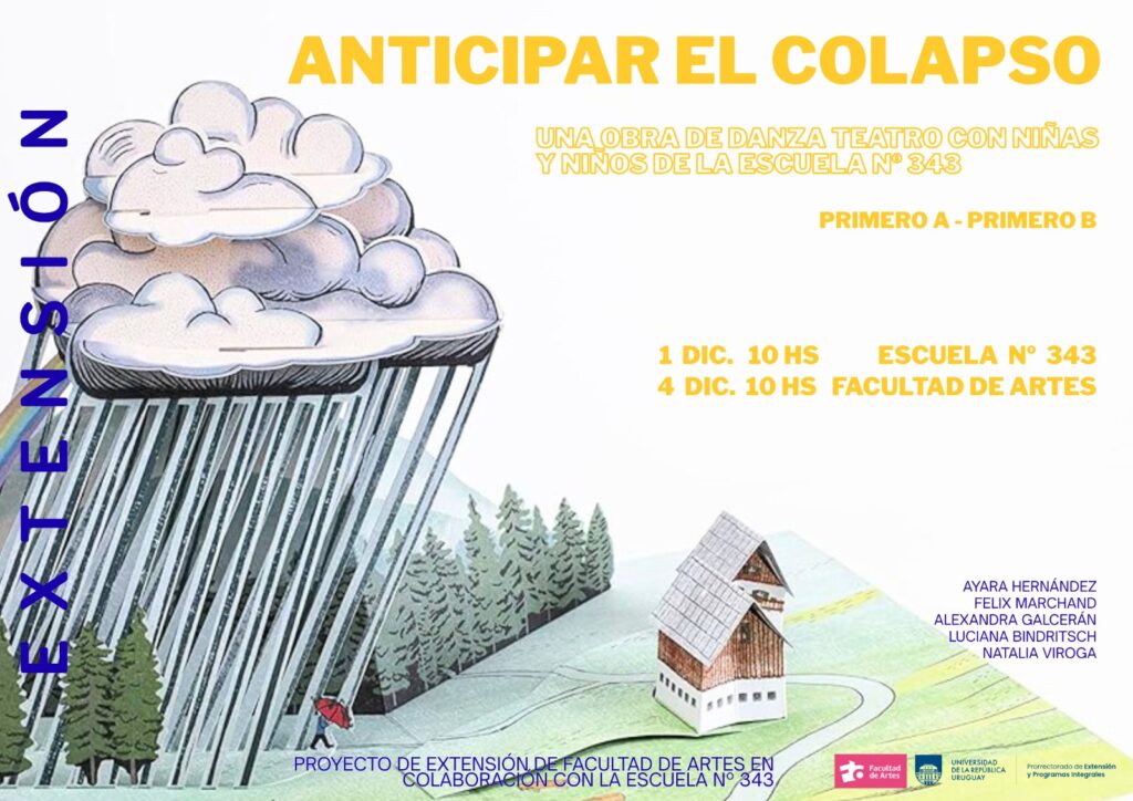 afiche de difusión "Anticipar el colapso"