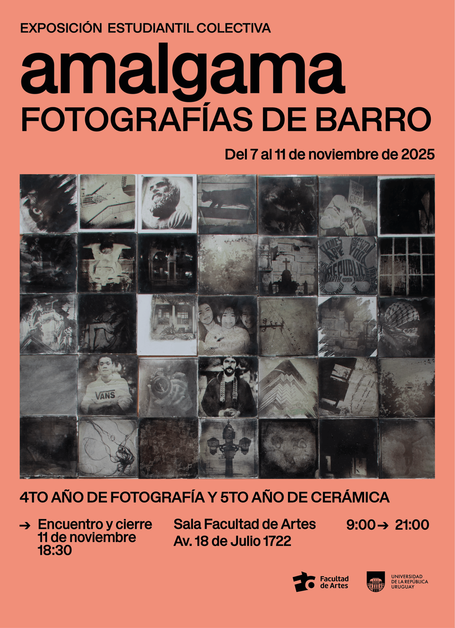 Afiche de difusión de la muestra.