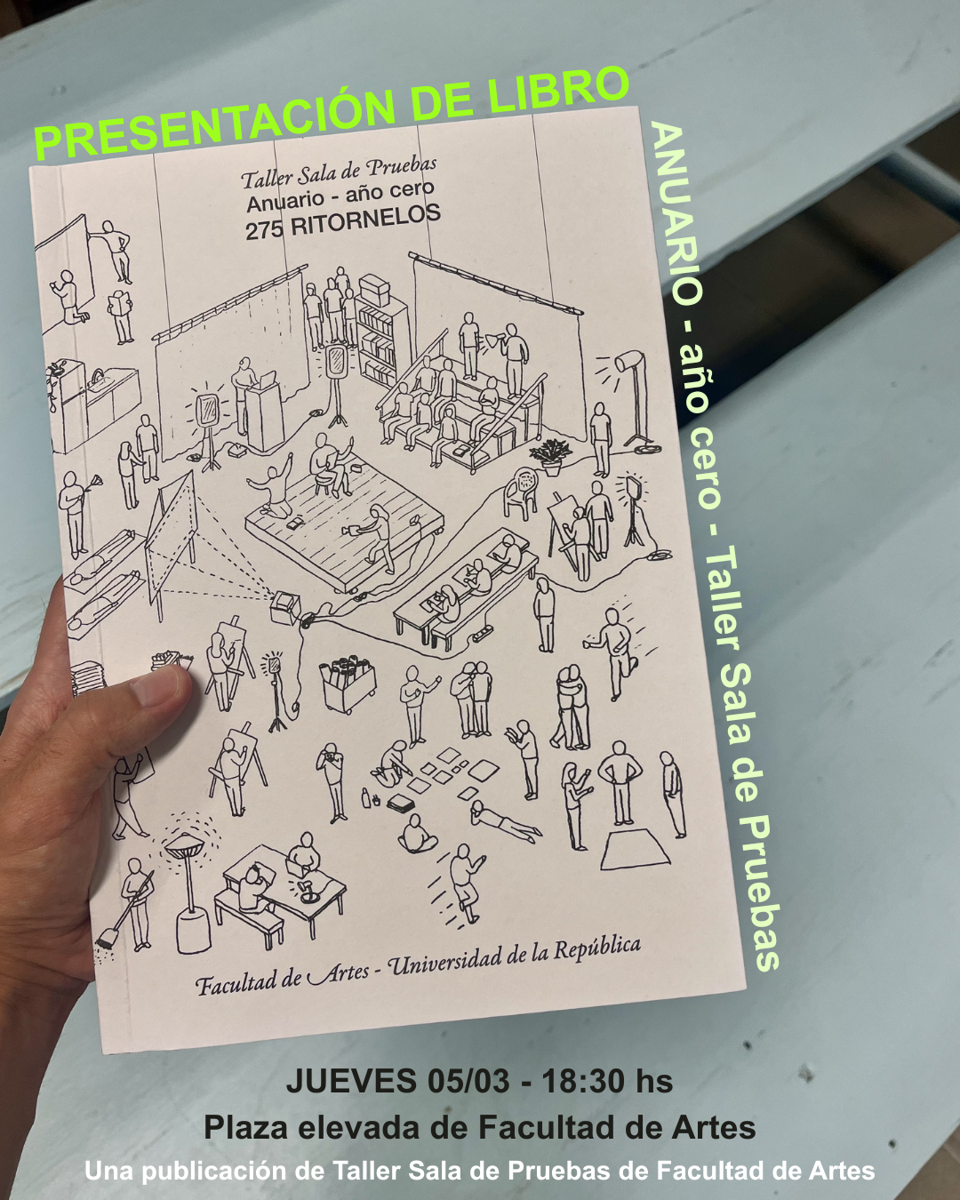 05/03 – Presentación del libro ANUARIO – año cero – 275 RITORNELOS