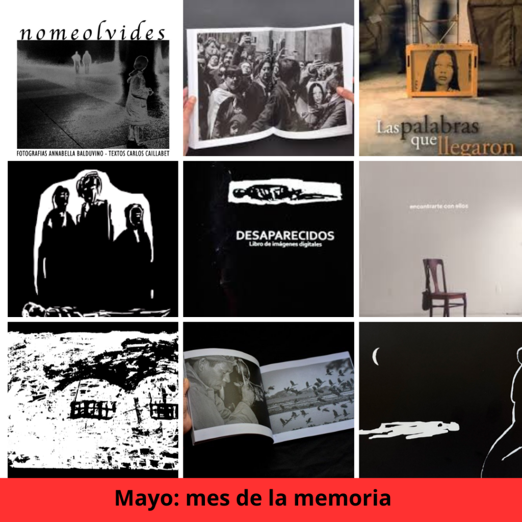 Imagen con portadas de libros sobre memoria