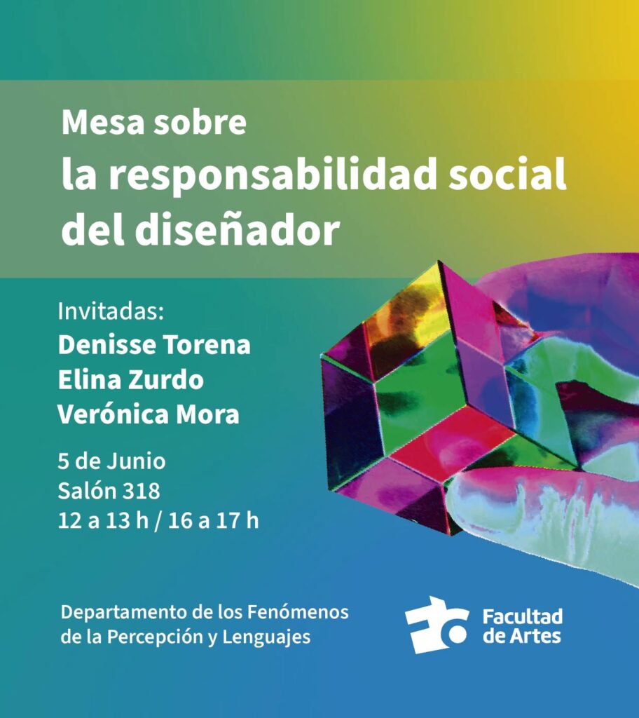 Afiche: La responsabilidad social del diseñador