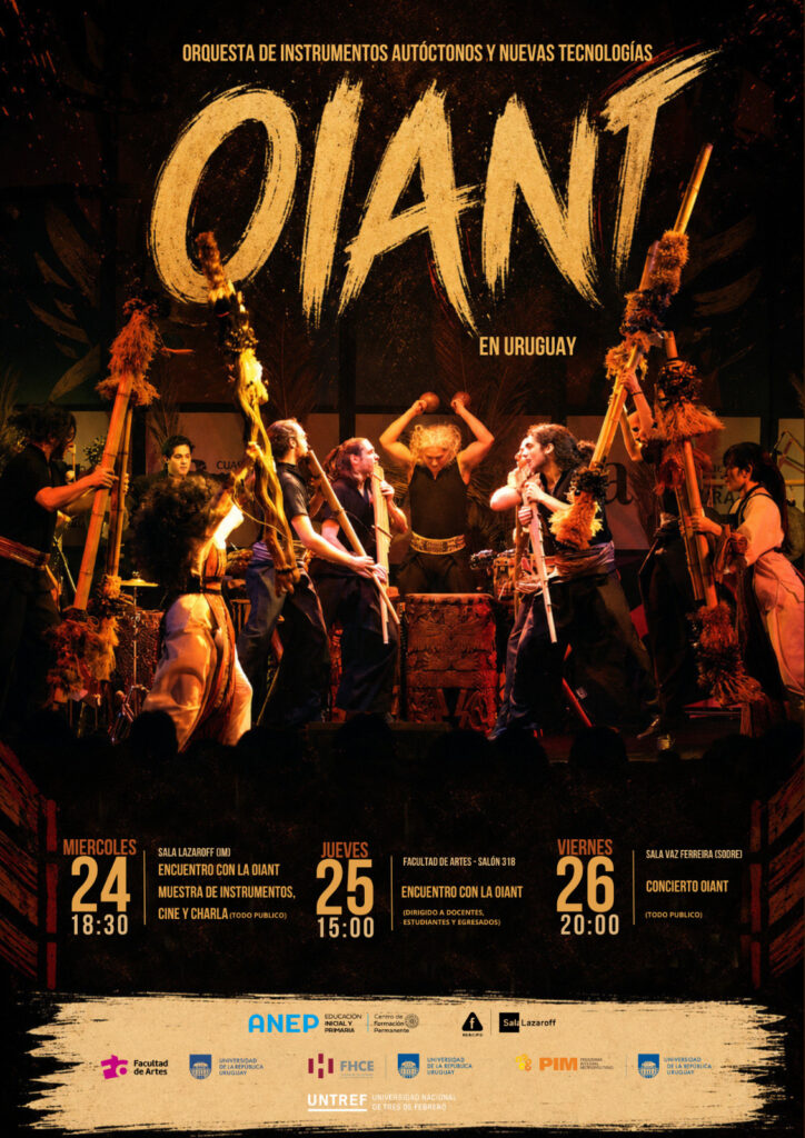 Afiche de difusión visita OIANT a Montevideo