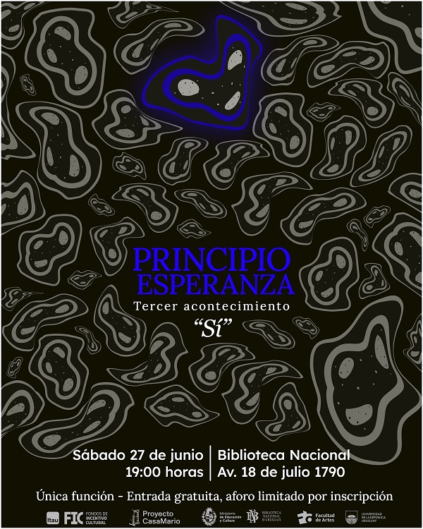 Afiche de difusión Principio Esperanza: tercer acontecimiento