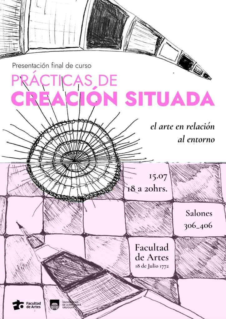 afiche de difusión Prácticas de creación situada