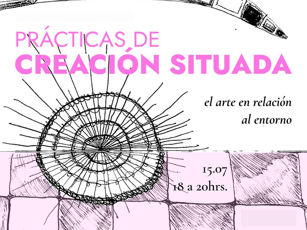 Afiche de difusión de uc Práctica de creación situada