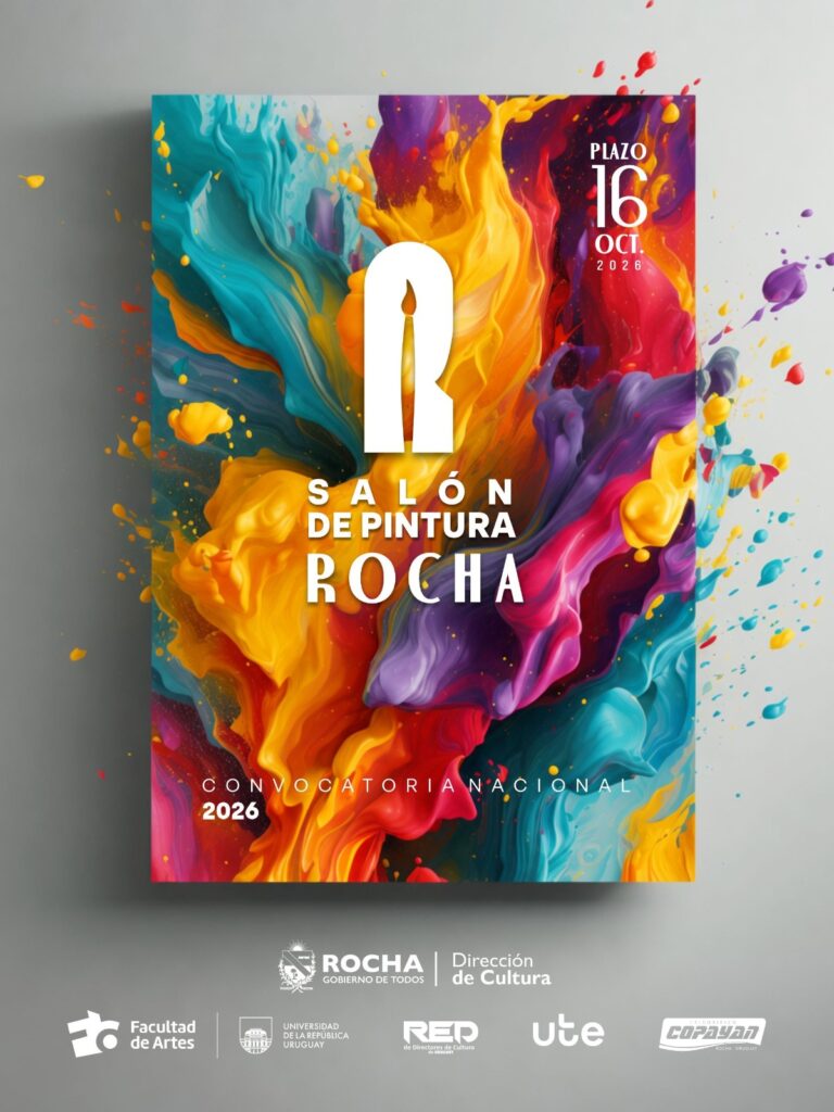 Portada de las bases de la convocatoria Salón Pintura Rocha